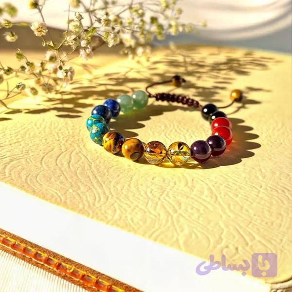 دستبند هفت چاکرا (کد U8OC1) — تصویر 1