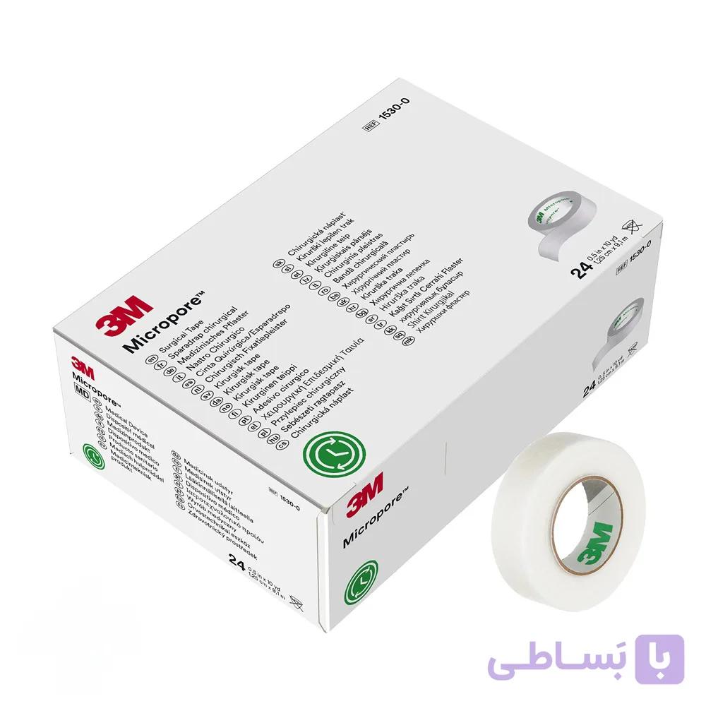 چسب ضد حساسیت 3M سایز 1.25 سانتی‌متر | محافظت مطمئن با حداقل تحریک پوستی