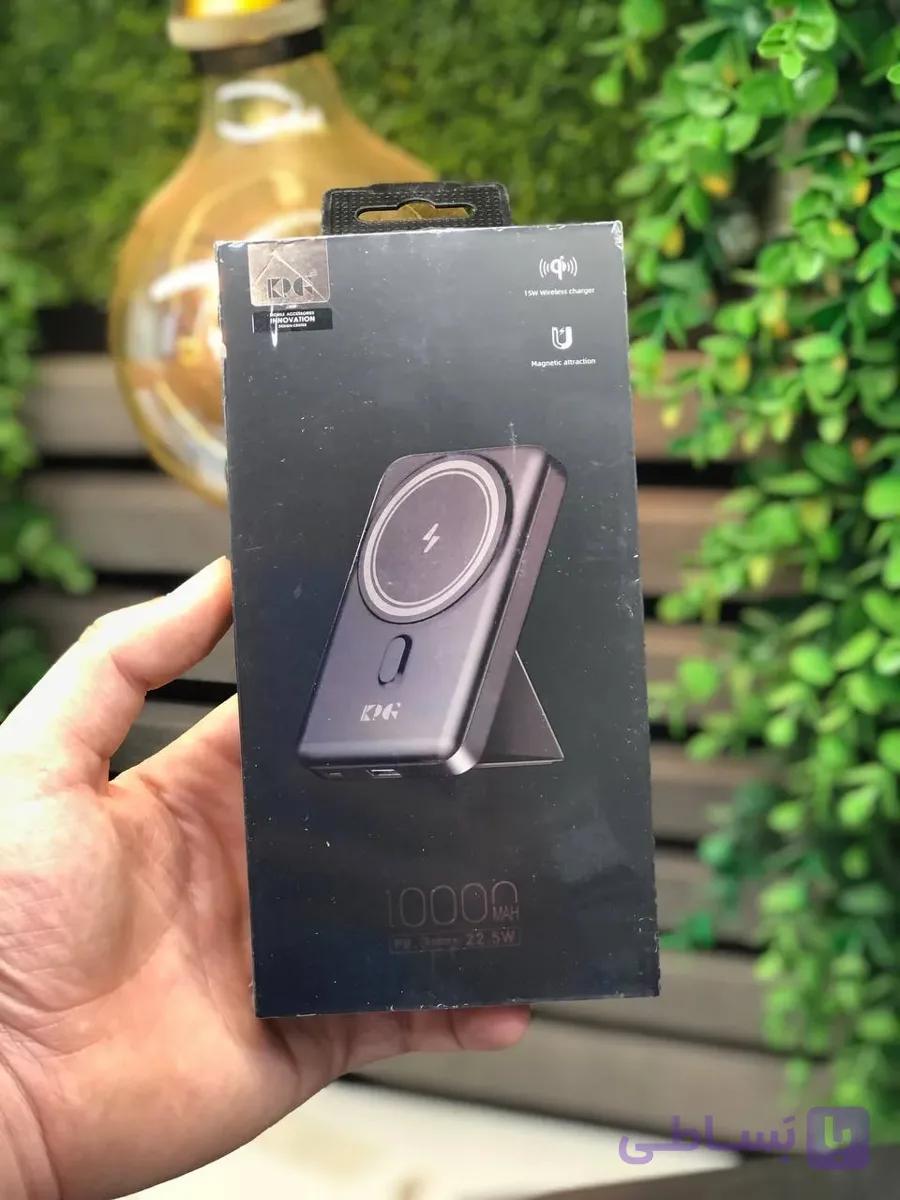 پاوربانک وایرلس مگ سیف KPG مدل WPG101 ظرفیت 10000 — تصویر 1