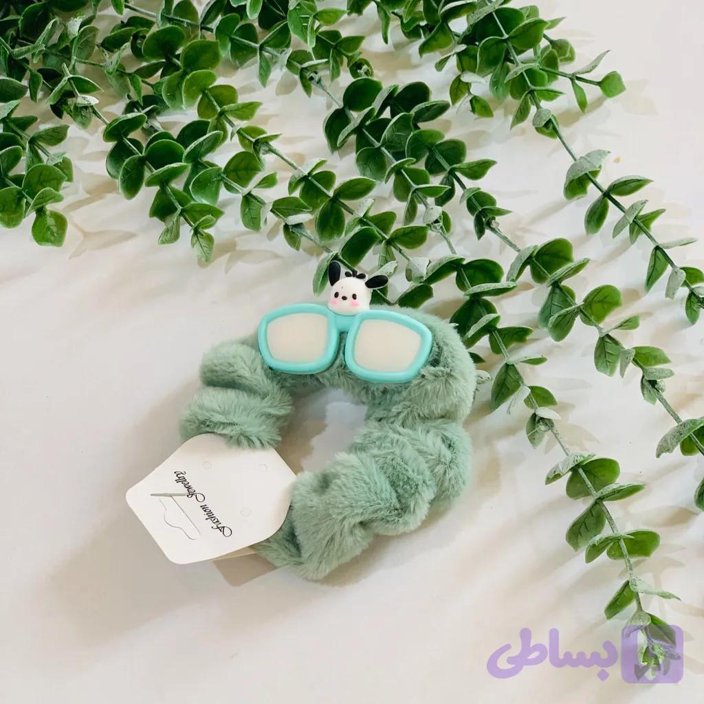 اسکرانچی عینکی سبز