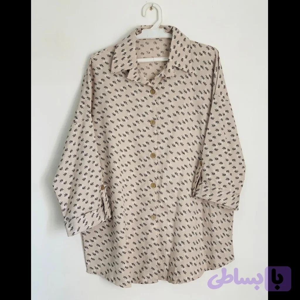 شومیز قواره بزرگ گلریز — تصویر 1
