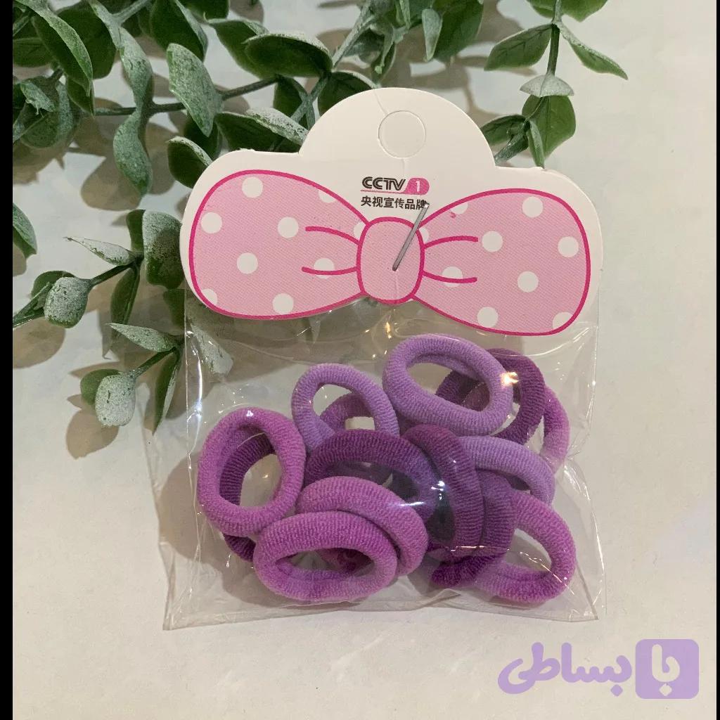 کش حوله‌ای ریز بنفش