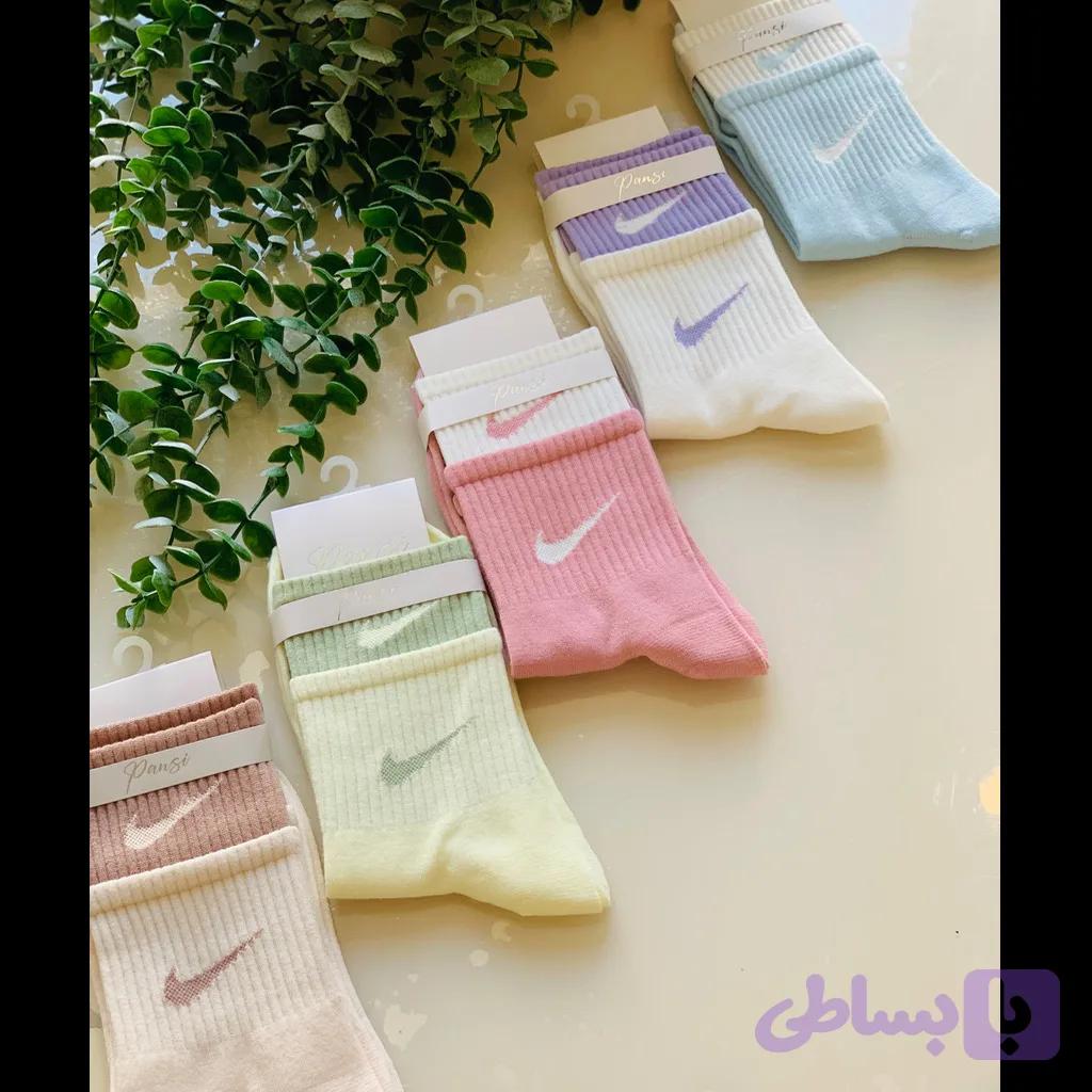 جوراب نایک دوکش پنبه