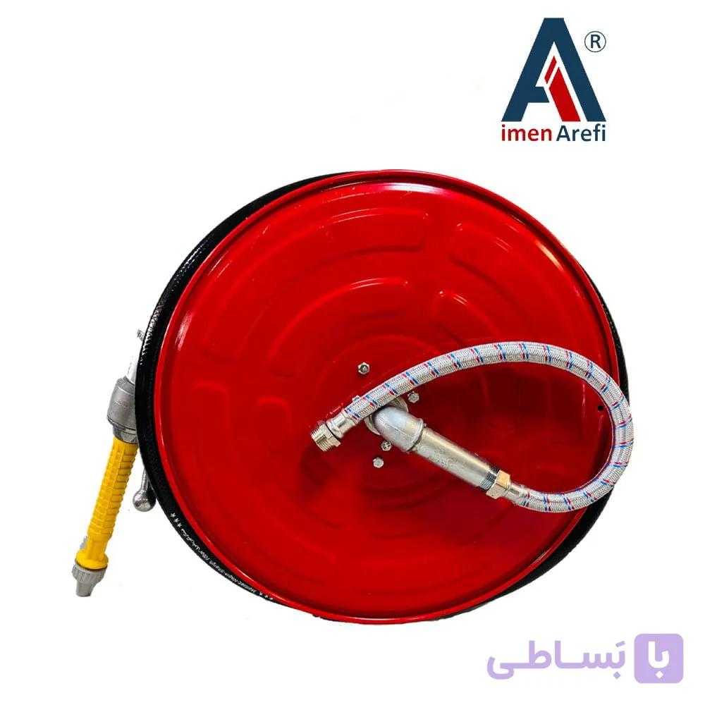 قرقره هوزریل فایرباکس مخصوص شیلنگ 20 متر توپی فلزی 1″ — تصویر 1