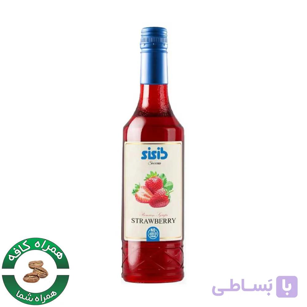 سیروپ توت فرنگی بدون شکر سی سیب