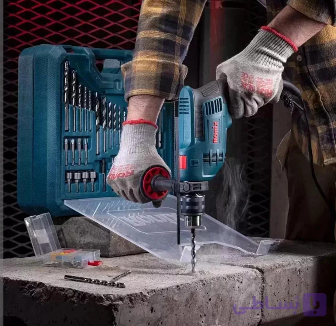 کیت دریل 13 میلی متری 750 وات رونیکس RS-0005