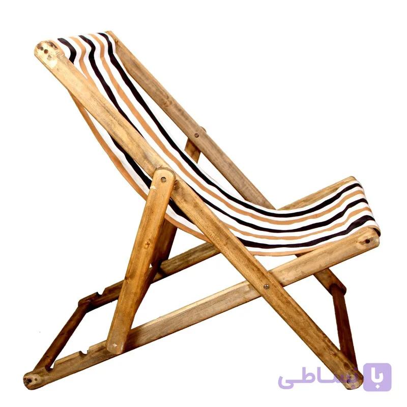 صندلی استخری چوبی،مدل تاشو(پس کرایه)