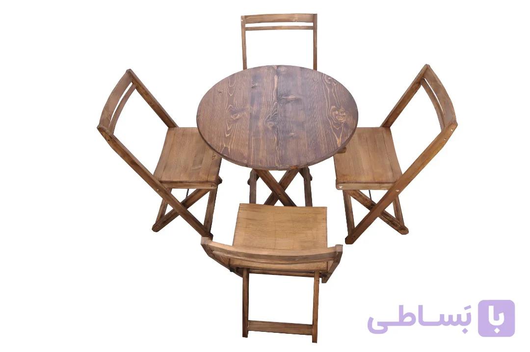 میزوصندلی ناهارخوری تاشو(پس کرایه)