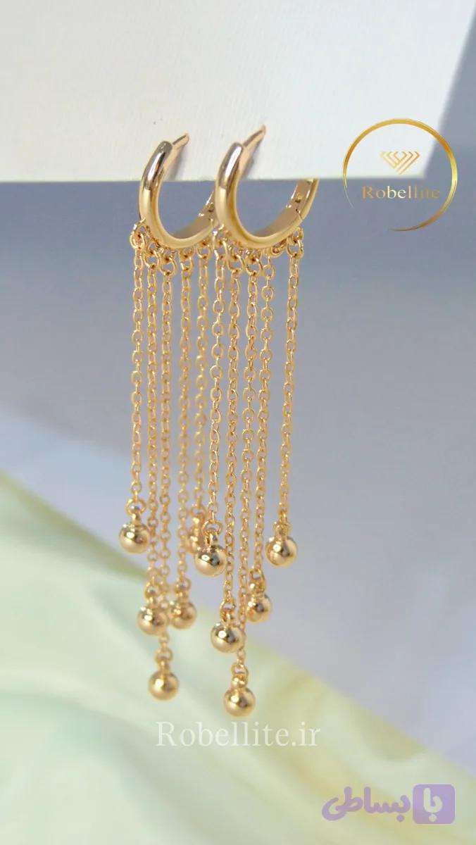 گوشواره ژوپینگ آویز گوی