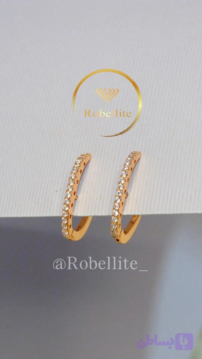 گوشواره ژوپینگ طرح بخیه