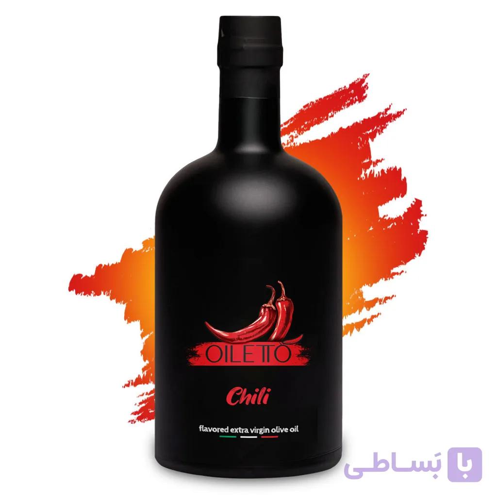 روغن زیتون با طعم فلفل قرمز (چیلی) | 215 میلی‌لیتر — تصویر 1