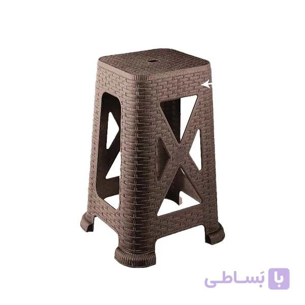 چهارپایه پلاستیکی سوپربلند ناصرپلاستیک کد 1718 — تصویر 1
