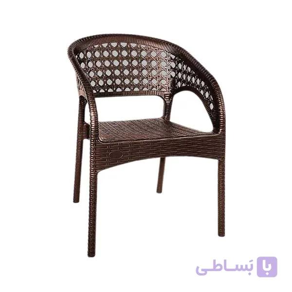 صندلی دسته دار حصیربافت ناصرپلاستیک کد 993 — تصویر 1