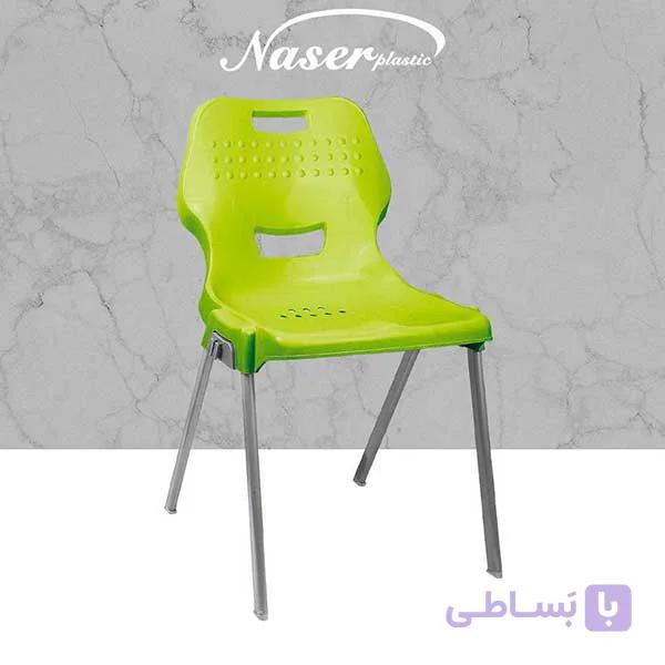 صندلی چهارپایه فلزی ناصر پلاستیک کد 883 — تصویر 1