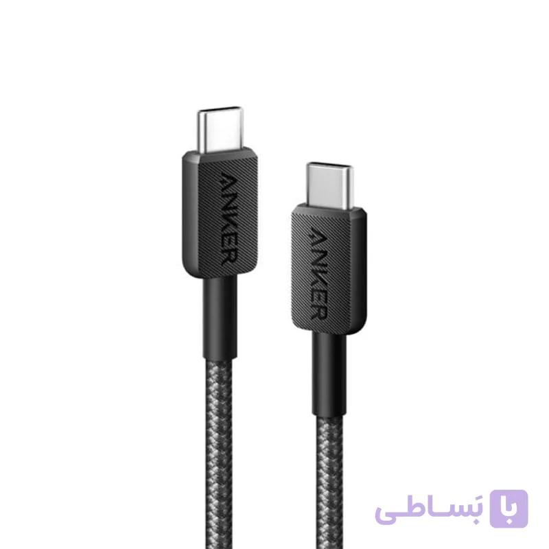 کابل نسل سوم 90 انکر دو سر تایپ سی 322 مدل A81F5 — تصویر 1