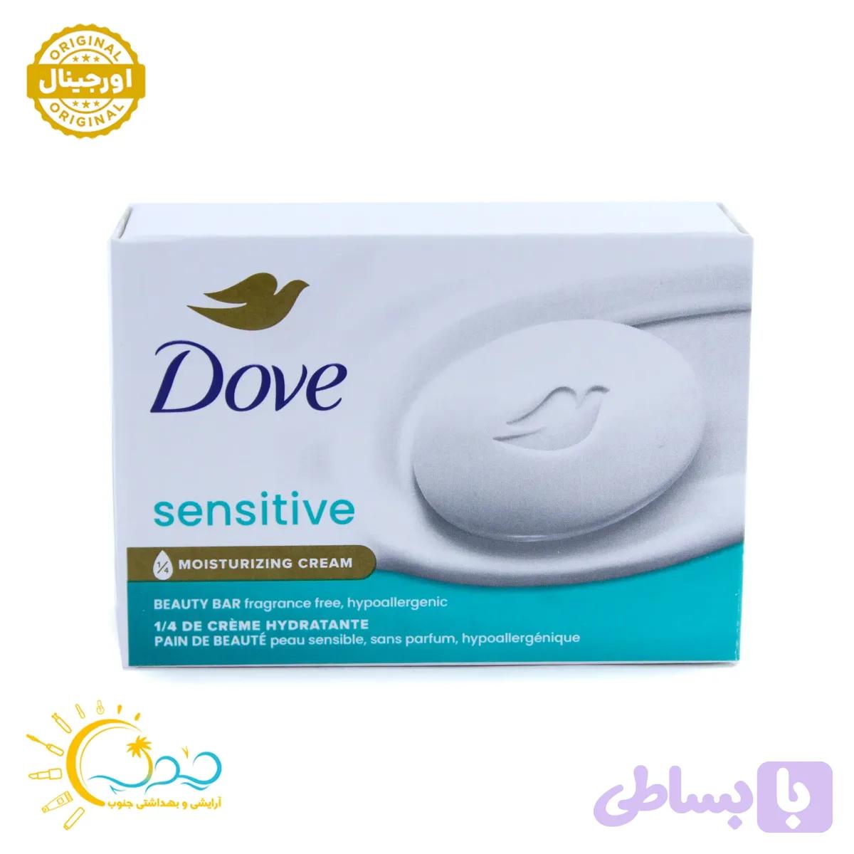 صابون داو مدل SENSITIVE وزن 106 گرم — تصویر 1