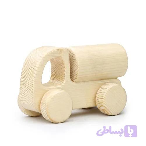اسباب‌بازی کامیون چوبی دست‌ساز | مقاوم، ایمن و مناسب کودکان
