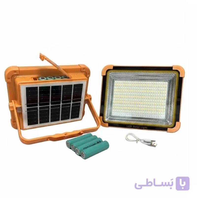 پروژکتور شارژی خورشیدی مدل YB-2020 — تصویر 1