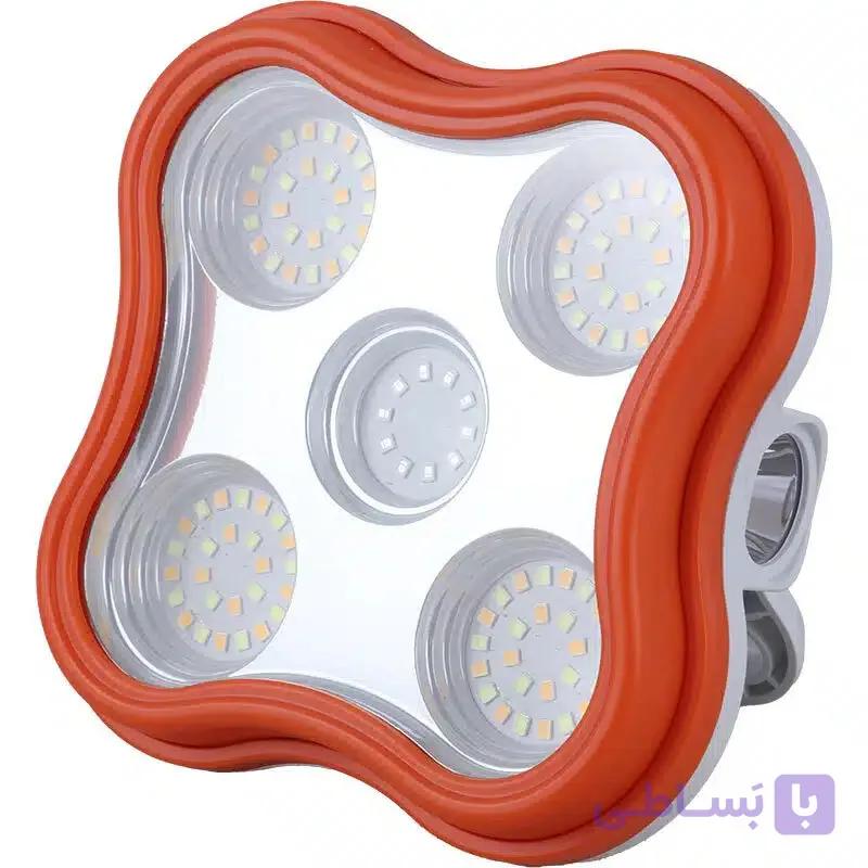 چراغ اضطراری شارژی خورشیدی 150وات چهار باطری مدل YY-9022 — تصویر 1
