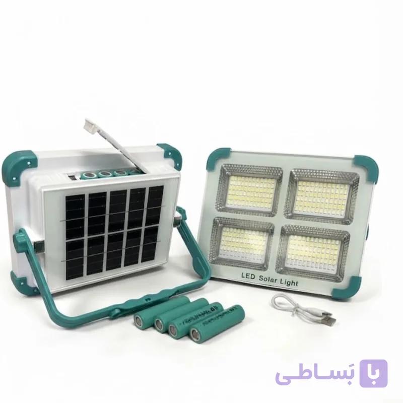 پروژکتور شارژی خورشیدی مدل YB-2040 — تصویر 1