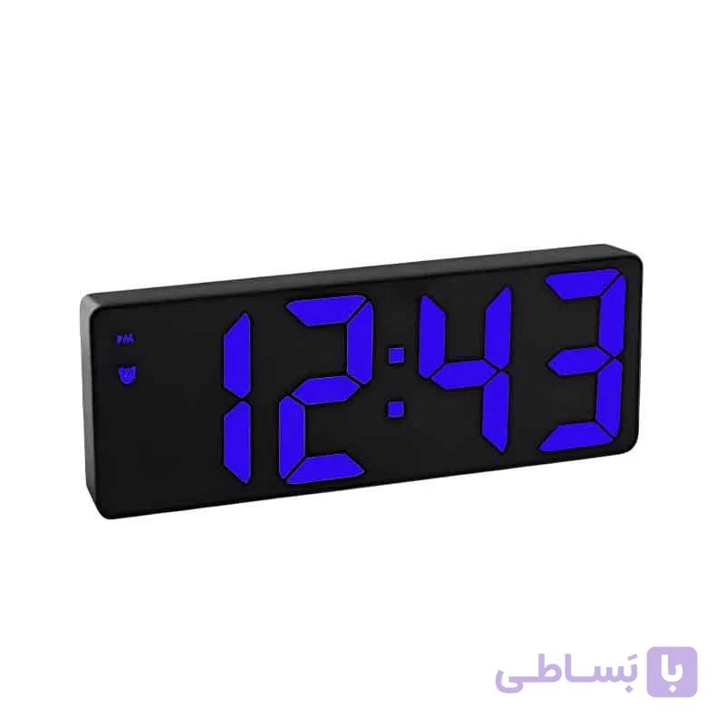 ساعت رومیزی دیجیتال LED مدل GH0712L با نمایش دما و آلارم — تصویر 1