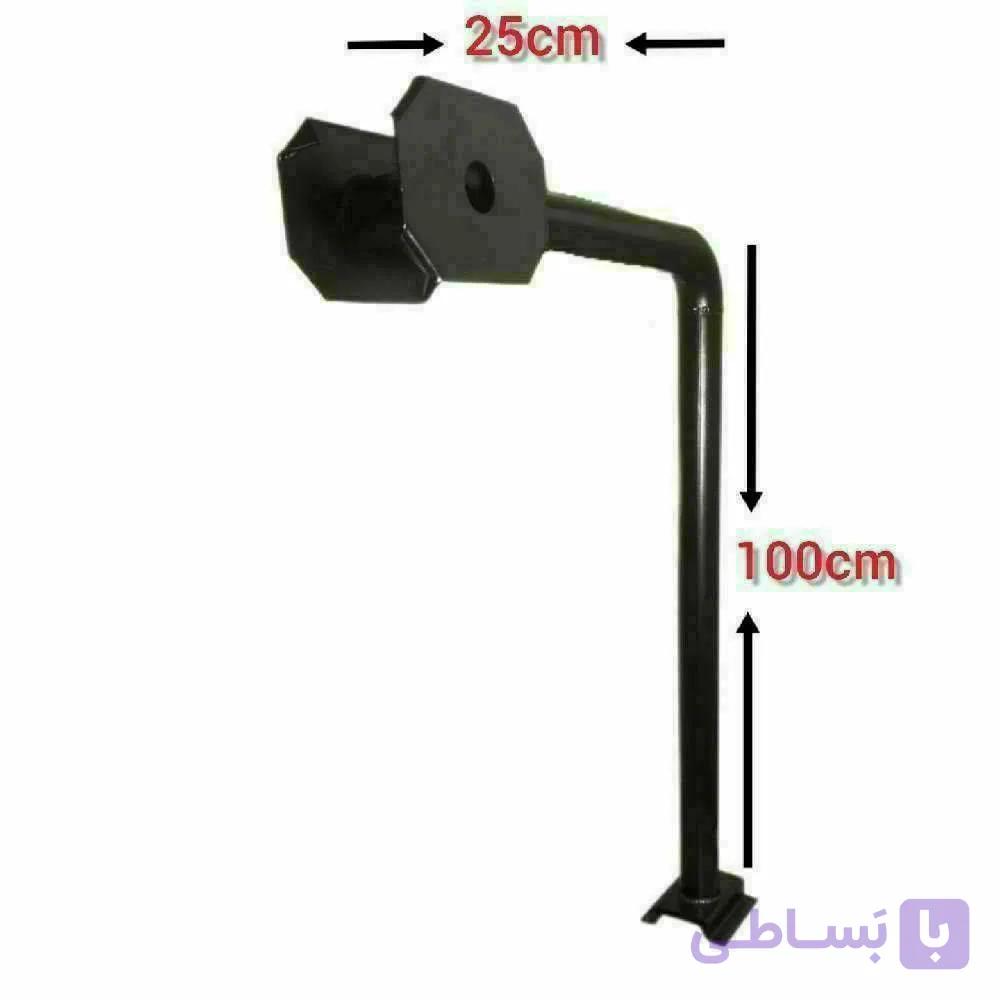 پایه براکت دوربین مداربسته TD-64 مشکی دو جهته مخصوص دو دوربین در دوجهت