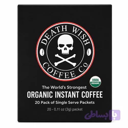 قهوه فوری Death wish آروزی مرگ اورجینال(دث ویش)