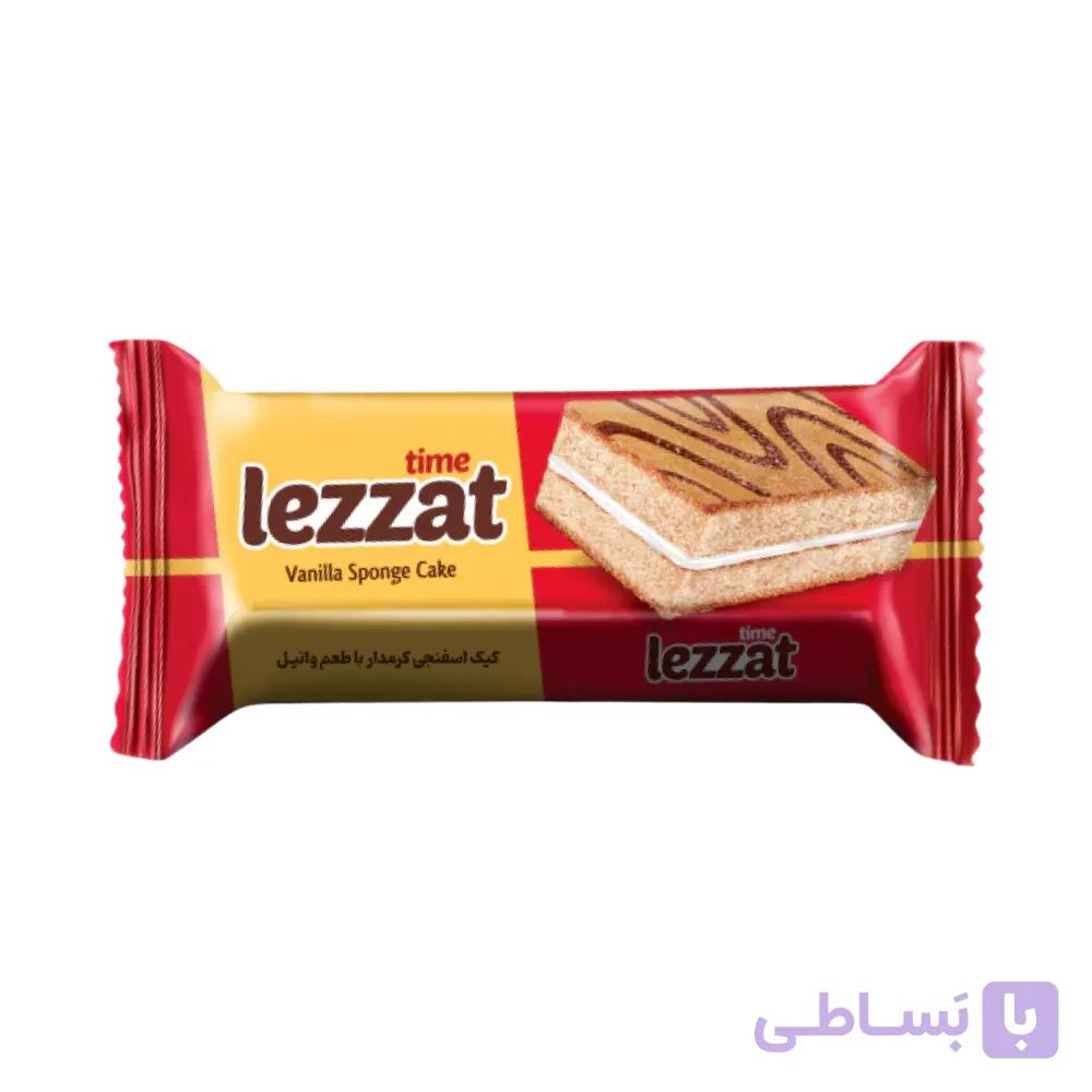 کیک لایه‌ ای وانیلی کرم‌ دار لذت تایم (طرح تی تاپ) – کارتن ۳۶ عددی — تصویر 1