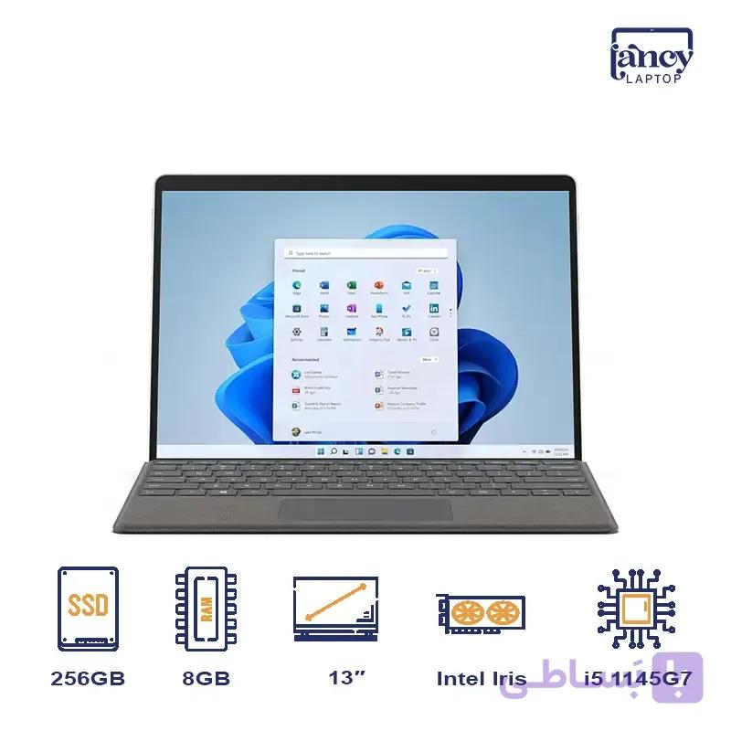 خرید لپ تاپ استوک 13 اینچی مایکروسافت Surface Pro 8 Core i5-1145G7 8GB 256GB SSD Intel Iris Xe 2.8K 120Hz — تصویر 1