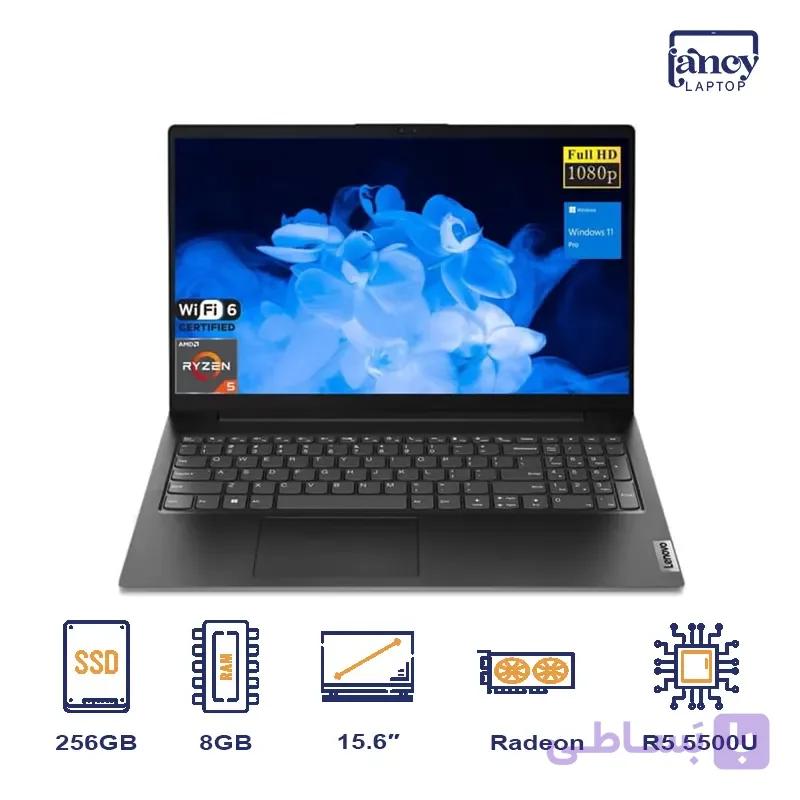 خرید لپ تاپ استوک 15.6 اینچی لنوو V15 G4 Ryzen 5 5500U 8GB 256GB SSD 1TB HDD AMD Radeon R5 M330 2GB FHD — تصویر 1