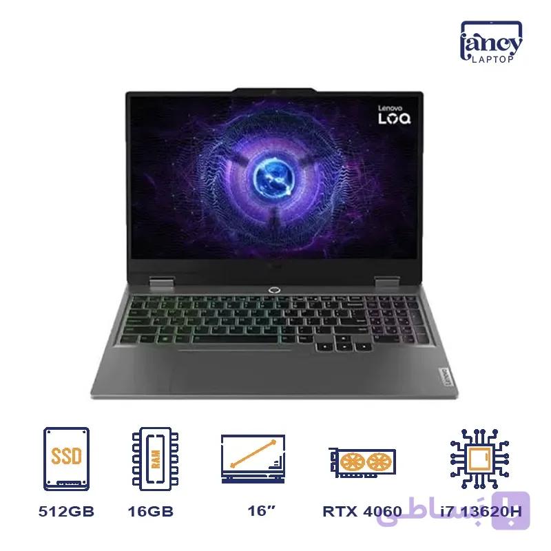 خرید لپ تاپ استوک 16 اینچی لنوو LOQ 15IRX9 Core i7-13620H 16GB 512GB SSD RTX 4060 8GB WUXGA — تصویر 1