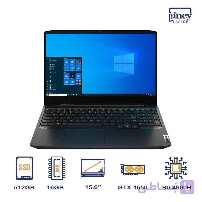 خرید لپ تاپ استوک 15.6 اینچی لنوو IdeaPad Gaming 3 Ryzen 5 4600H 16GB 512GB SSD GTX 1650 4GB 144Hz — تصویر 1