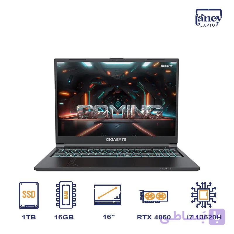 خرید لپ تاپ آکبند 16 اینچی گیگابایت G6 KF Core i7-13620H 16GB 1TB SSD RTX 4060 8GB WUXGA 165Hz — تصویر 1