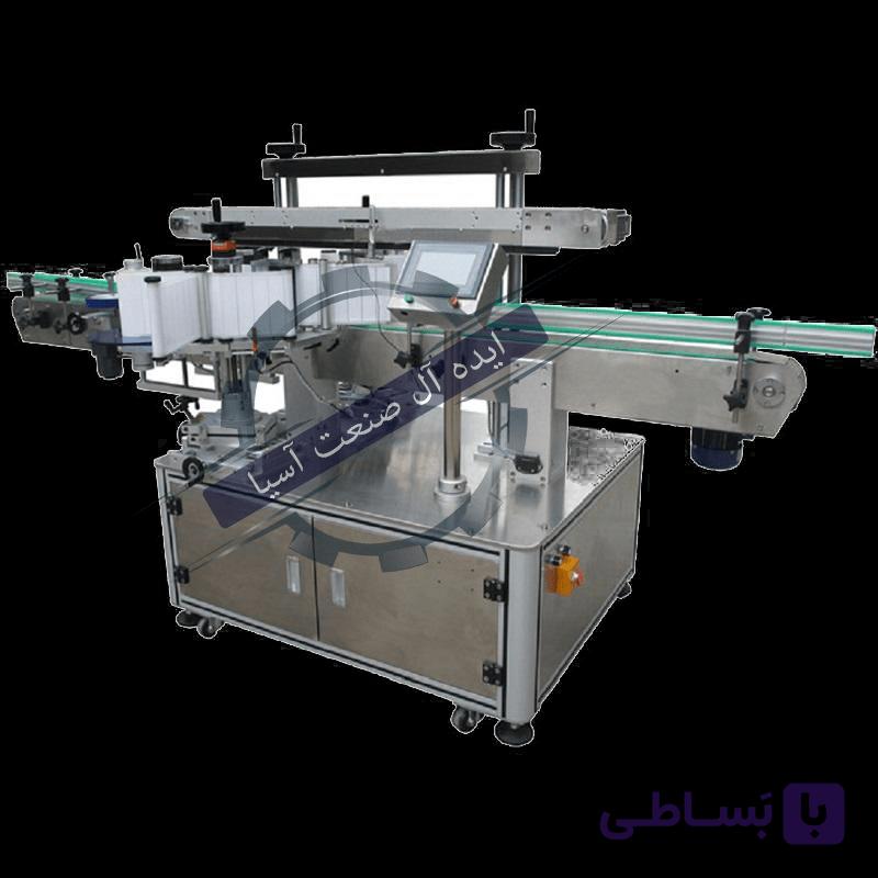 دستگاه لیبل زن ظروف تخت دو طرفه