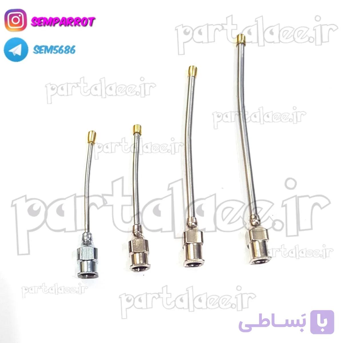 پک 4 تایی سرسرنگ استیل ضدزنگ شماره 1 ،2 ، 3 ،4