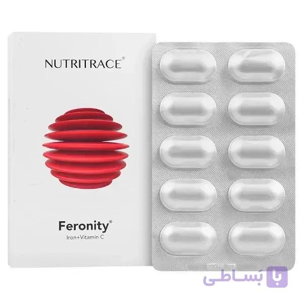 کپسول فرونیتی نوتری تریس (NutriTrace Feronity) 30 عددی