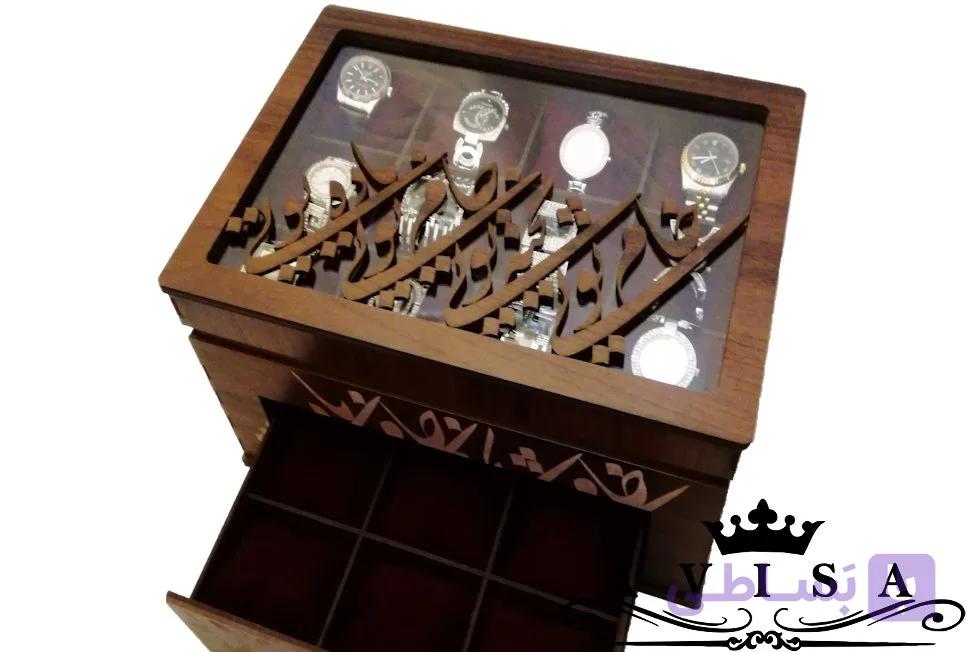 جعبه ساعت ۲۱ خانه طرح شعر — تصویر 1