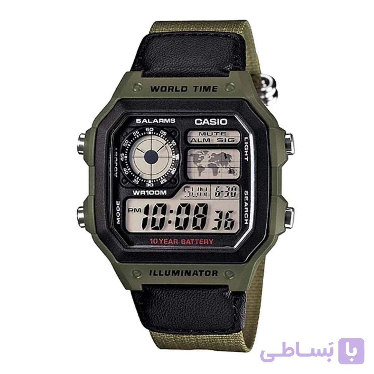 ساعت مچی دیجیتالی کاسیو مدل AE-1200WHB-3BVDF — تصویر 1