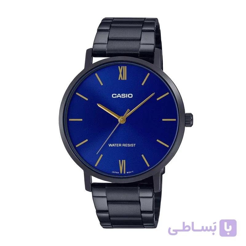 ساعت مچی عقربه‌ای مردانه کاسیو مدل MTP-VT01B-2BUDF