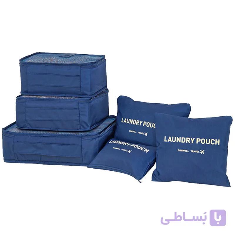 پک نظم دهنده چمدان مسافرتی 6 عددی LAUNDRY POUCH