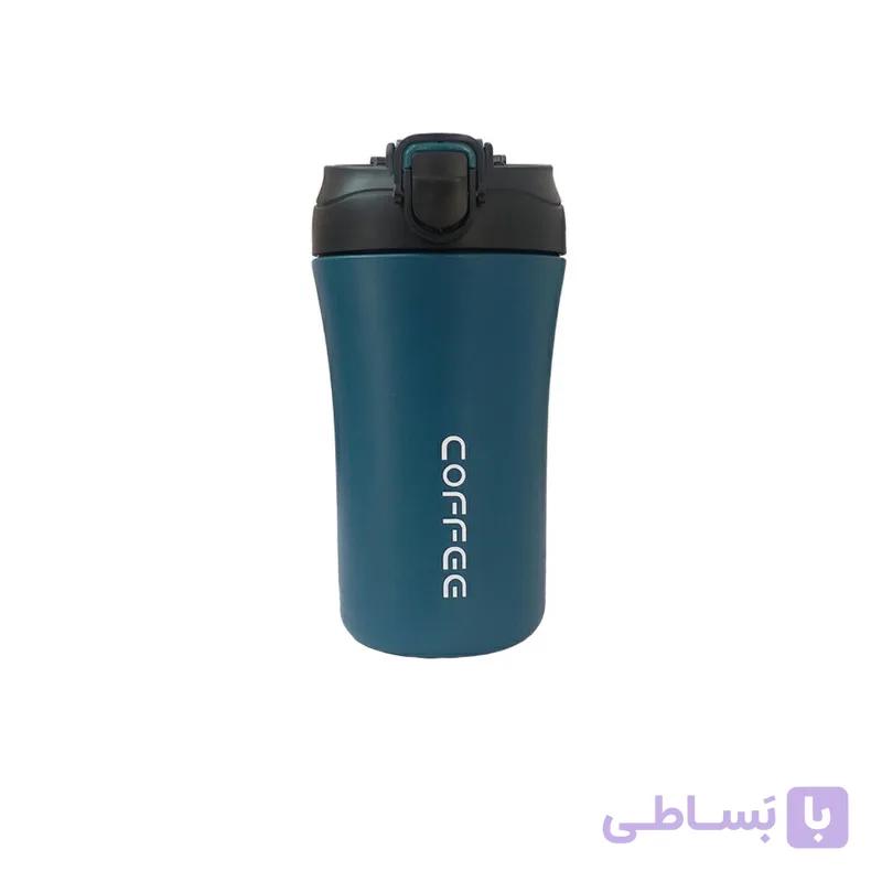 ماگ سفری مدل نی دار گنجایش 0.400 لیتر - اورجینال نی پهن