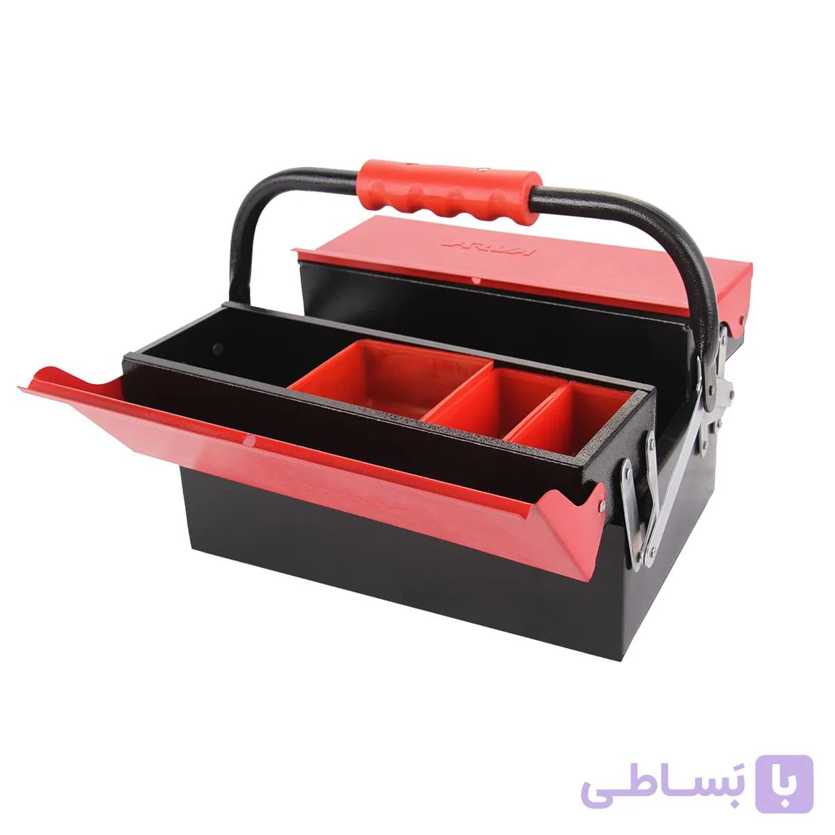 جعبه ابزار فلزی ۳۰ سانت ۲طبقه ۴۷۰۲