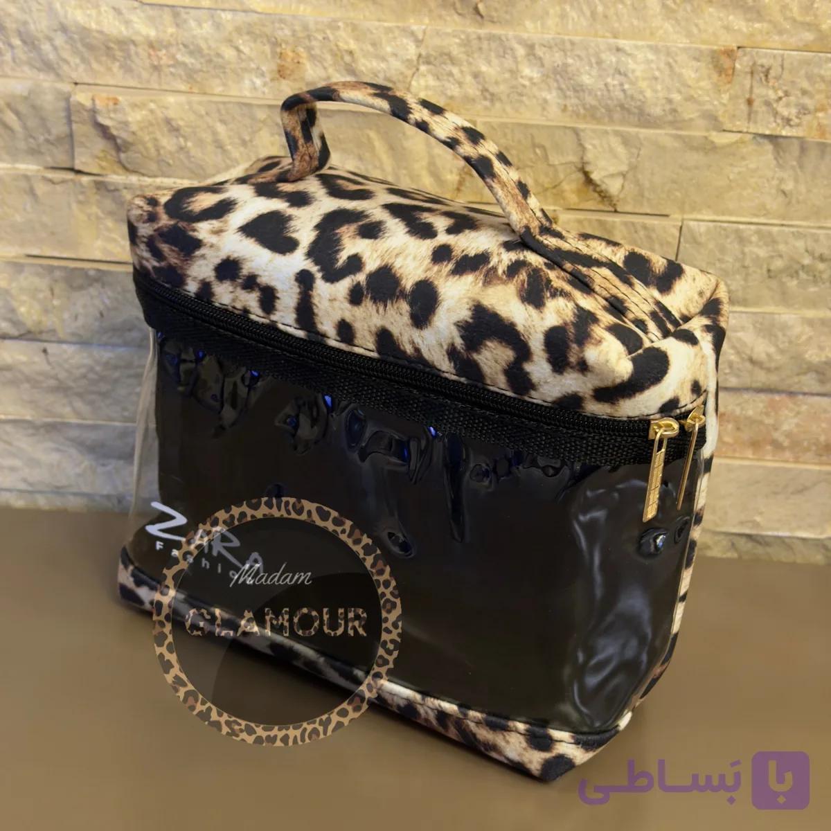 کیف آرایشی زارا طرح پلنگی — تصویر 1