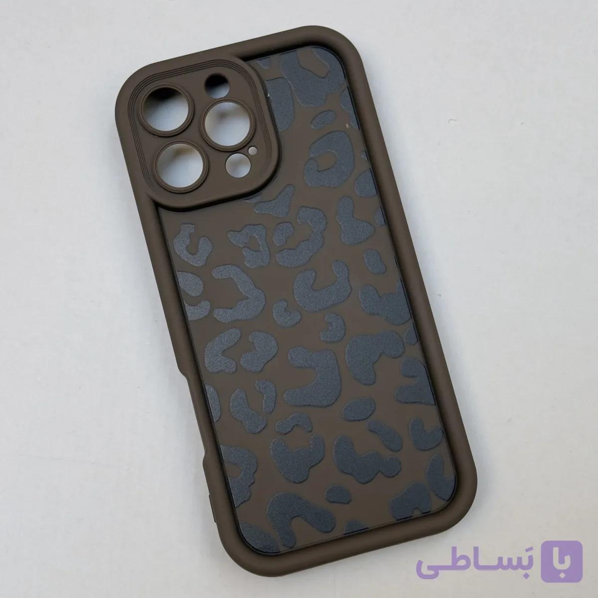 قاب موبایل آیفون ۱۶ پرومکس طرح پلنگی — تصویر 1