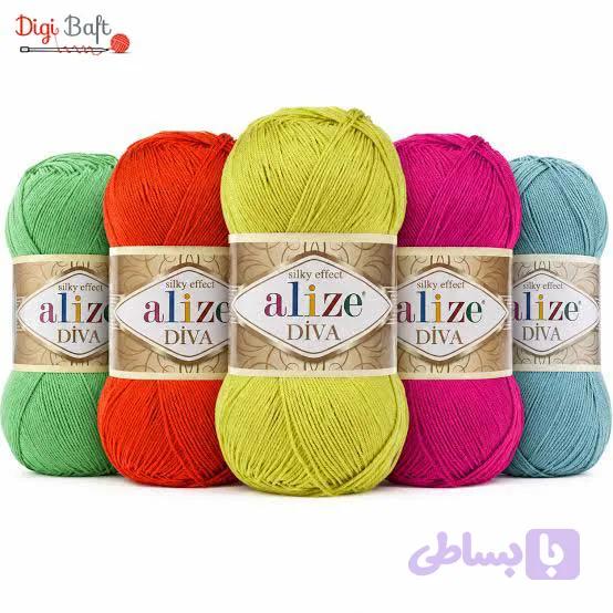 کاموا آلیز دیوا ترک اصل Alize Diva — تصویر 1