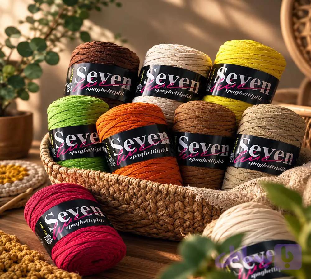 نخ تریکو سون seven در رنگ بندی متنوع — تصویر 1