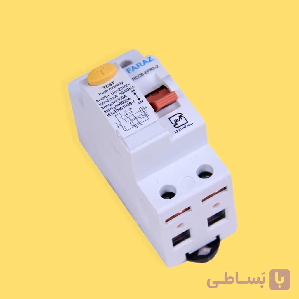 فیوز محافظ جان تکفاز 25 آمپر فراز استاندارد — تصویر 1