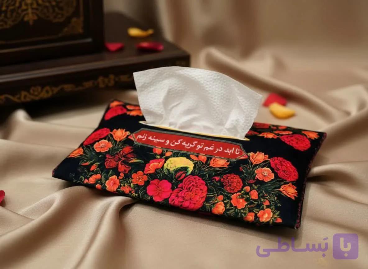جادستمال کاغذی مخمل 5عددی — تصویر 1