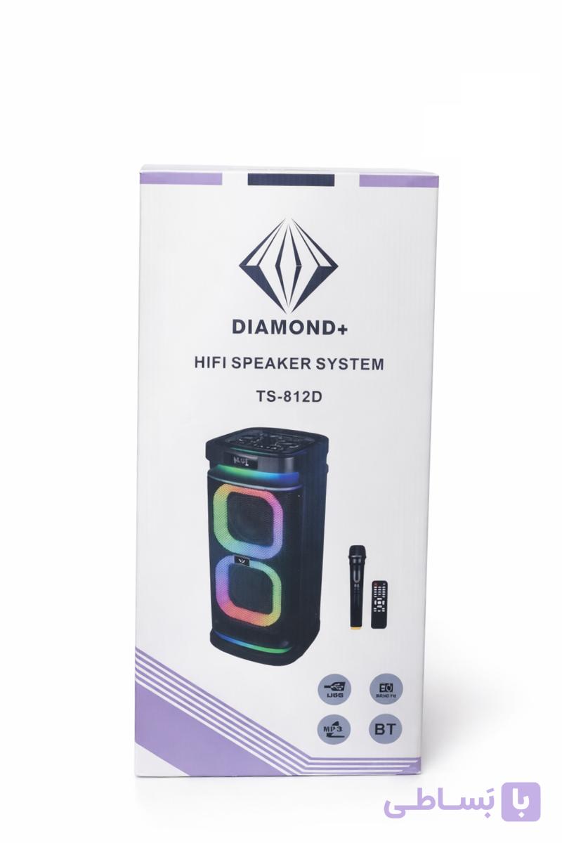 اسپیکر شارژی دیاموند مدل TS-812D