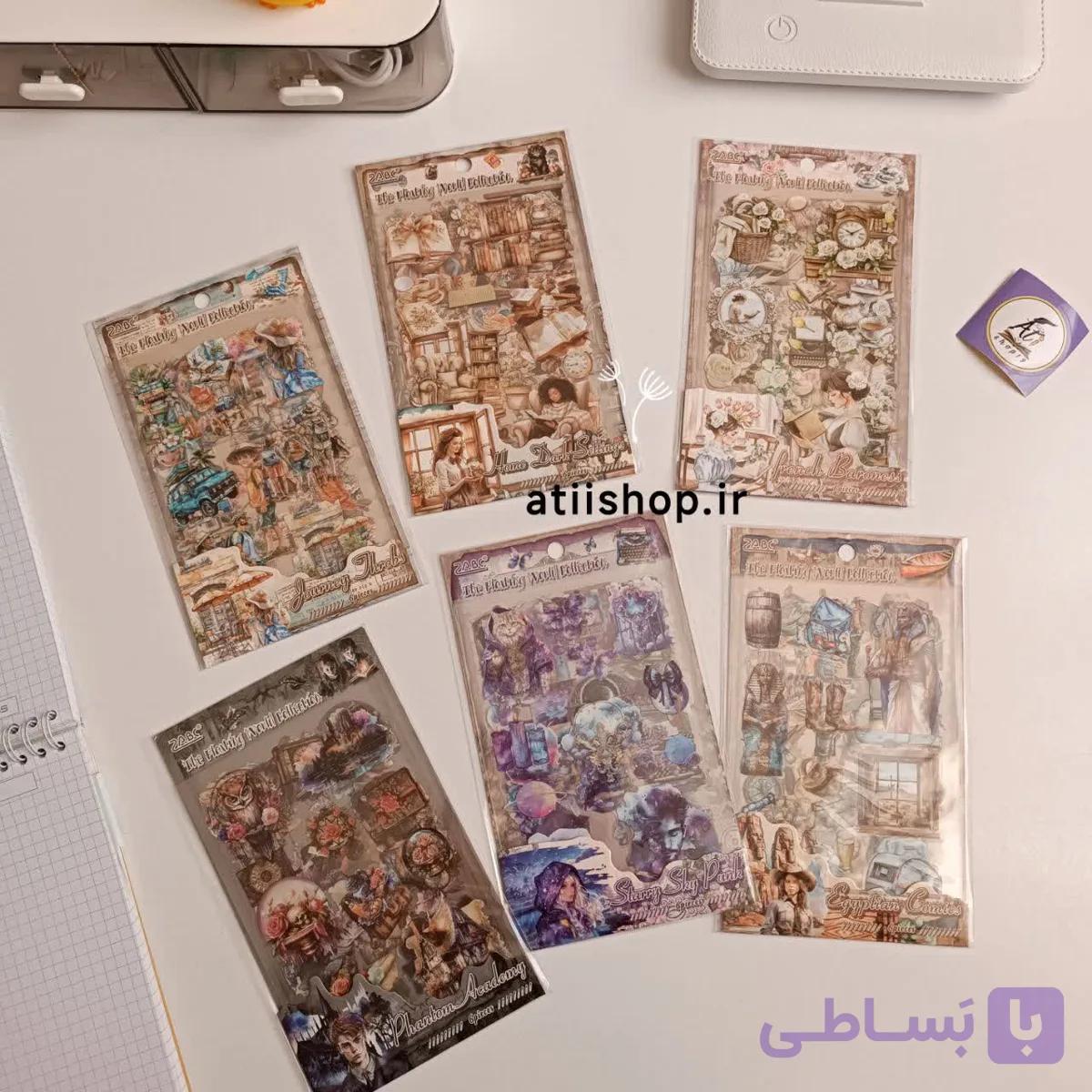 پک استیکر اسکرپ بوک حرفه ای — تصویر 1
